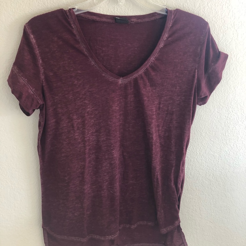 Plain purple shirt